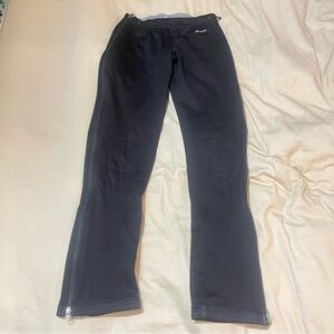 Patagonia Black Full Side Zip Fleece Lined Technical Pants Size XS